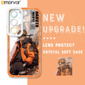 AMORVOR for Samsung A15 Back Cover Naruto Uchiha Itachi Phone Cover Camera Protection Transparent TPU Soft Case. 