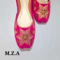 Khussa For Girls,Women | Dark pink/megenta Ladies Khussa | new Design | Handmade A6. 