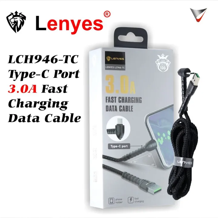DATA%20Cable%20LENYES%20LC-946%20TYPE%20C%203.0A%20FAST%20Charge%20LC946%20-%20Image%203