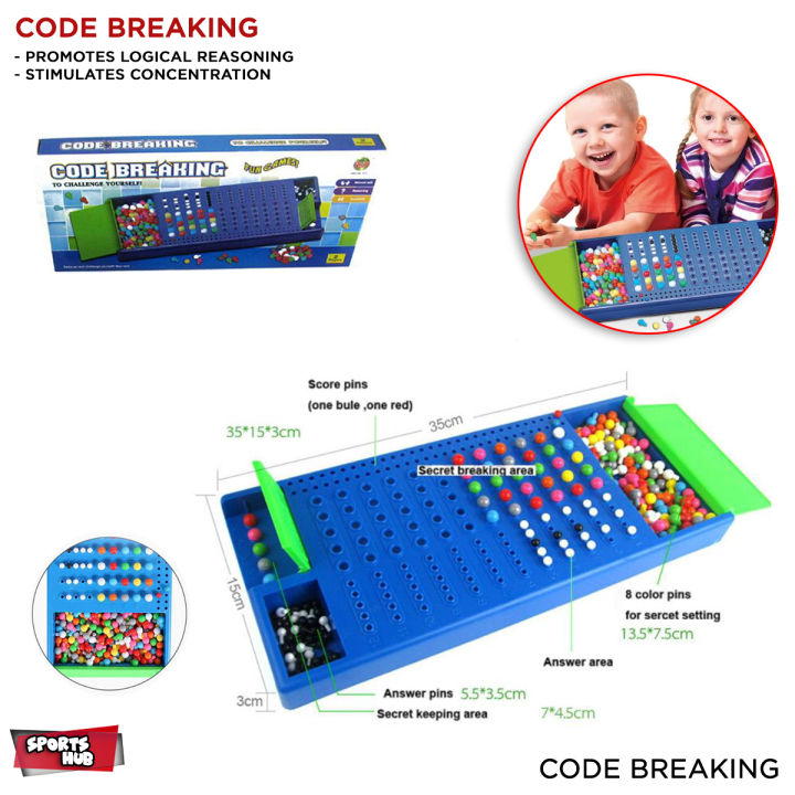 Code%20Breaker%20Board%20Game%20Mastermind%20Code%20Breakers%20Toy%20STEM%20Toys%20Crack%20the%20Code%20Fast%20Color%20Brain%20Game%20Kids%20Development%20Toys%20for%20Boys%20&%20Girls%20Suitable%20for%208+%20Ages%20and%20up%20-%20Family%20Fun%20Intelligent%203D%20Board%20Games%20-%20Image%202