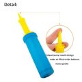 Hand Air Pump for Balloons - Portable Manual Balloon Pump, Mini Hand Pump for Inflatables, Pool Floats, Party Garlands. 