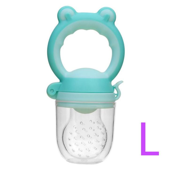 Frog Shape Baby Fresh Food Fruit Feeder Silicone Nipple Pacifier Teething Toy