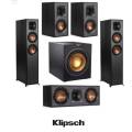 Klipsch Home Theatre system Includes 5.1 Channel (2 R620F floor standing, 1 R12SW subwoofer & R41M bookshelf pair and R-52 Centre Channel). 