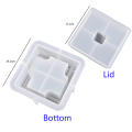 Kit Home Ashtray Molds Crafts DIY Silicone Resin Molds Clay Decor Ashtray Resin Silicone. 