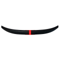 Universal Car Spoiler, Adjustable Rear Trunk Spoiler Lip Roof Tail Wing Accessories, Black+Red. 