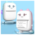 Meow Portable Bluetooth Mini Thermal Printer - Wireless Pocket-Sized Photo Printer with USB Charging & Thermal Paper Roll. 