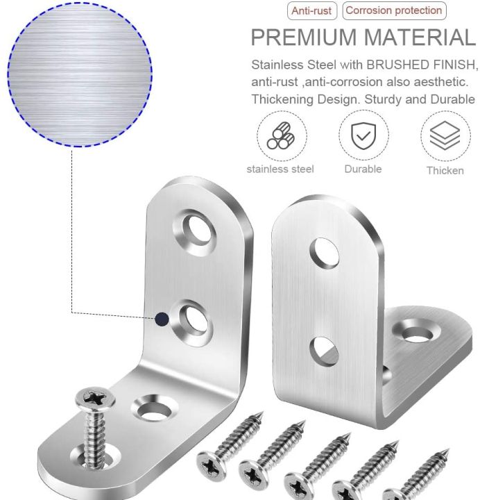 10%20Pcs%20Stainless%20Steel%20Corner%20Braces%20Brackets%20Right%20Angle%20L%20shape%20shelf%20support%20arm%20with%20Screws.3%20Sizes%20Available(25mm,%2040mm,%2050mm)%20-%20Image%206