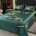 Summer bed sheet silk ice silk pad single piece summer cool bed sheet summer thin section one meter five quilt product household non-slip. 