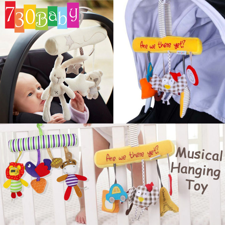 730Baby Baby Rattle Musical Toy Bed Crib Bell Stroller Hanging Car Seat Playpen Toys