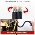 New Universal Car Roof Light Double Headed Starry Projection Voice Control Funtion USB Portable Star Night Light Adjustable LED Interior Ambient Galaxy Atmosphere USB Plug Portable Auto Roof Light Interior Ceiling Projector (2in1 Blue + Red Color Light). 