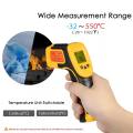 Smart Sensor Non-Contact Digital AS530 LCD Infrared Thermometer -32~550C /-26~1022F Temperature Meter IR Industrial Thermometer. 