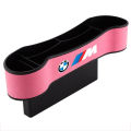 1Pcs Car Seat Slot Storage Box Gap Seam Pocket Car Storage Box For BMW X1 X3 X5 X6 F30 F34 E60 E90 F10 E34 E36 F20 G30 F15 F16 （# Pink ）. 