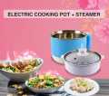 Techmanistan Multifunctional Electric Cooking Machine, Mini Rice Cooker, Electric Multi Cooker Pot, Steamer Pot. 