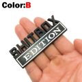 OTOKIT 1Pcs 3D Chrome Black Red Metal Emblem SHITBOX EDITION Badge Car Tail Side Sticker Accessories for Jeep Dodge Chrysler. 