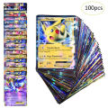 100pcs/Box For Pokemon GX Cards Vmax English Shining Trading Collectible Game Card Booster Box Spanish Kid Battle Game Toys Gift. 