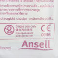 Ansell 354105 354104-7 Medi-Grip Disposable Sterilized Rubber Surgical Gloves (Powder Free). 