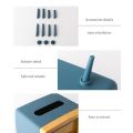 Tissue Box,Facial Tissue Box Holder with Phone Mount,TV Shaped Paper Box for Bedroom and Office Room. 