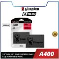 Kingston 120GB SSD A400 2.5″ SATA 6GB/S Solid State Drive (SA400S37/120G) 120GB – up to 500MB/s read and 320MB/s write - Black. 