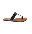 Shaheen Black Kolapuri Chappal for women And Girls KPBL111. 
