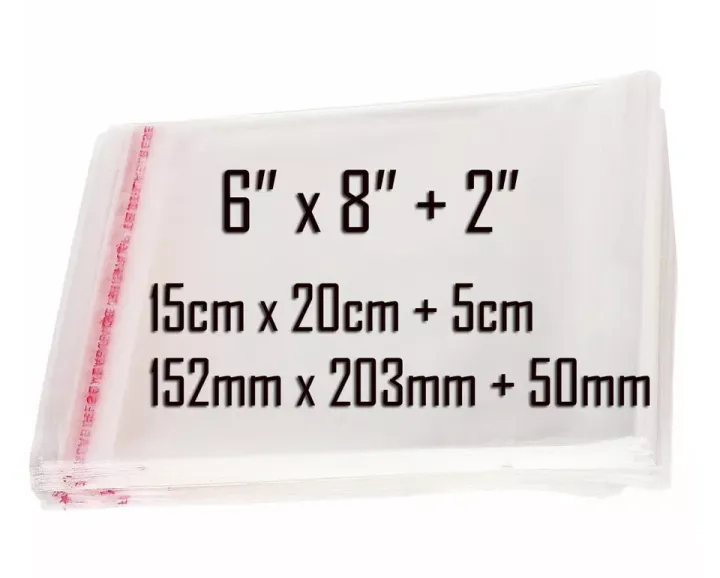 Pack%20of%20100%20Cellophane%20Cello%20Bags%20Display%20Garment%20Self%20Seal%20Adhesive%20Peel%20Self%20seal%20with%202%20inch%20flap%20-%20Image%207