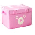 Pack of 4 Cartoon Folding Storage Bins Quilt Basket Kid Toys Organizer torage Boxes Cabinet Wardrobe Storage Bags. 