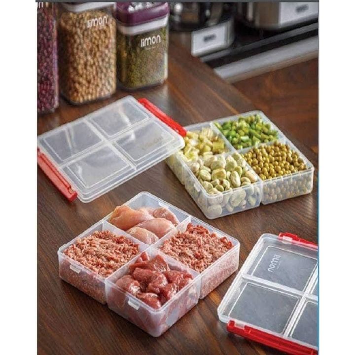 4 Section Food Storage Box