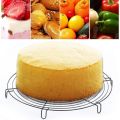 Round Cake Cooling Rack Stainless Steel Wire Cooling Grid Wire Tray Round Cookies Biscuits Bread Baking Tray. 