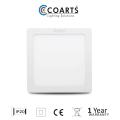 Surface downlight square, High quality square downlight, White downlight, Aluminum coated downlight, Indoor lightning, surface downlight square, COARTS, CLS-SQ-SMDL 24W - 3000K. 