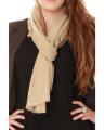 Beige Nepali Cashmere Pashmina Shawl. 