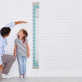 A Canvas Growth Chart for Kids -Unisex Kids Room Wall Decor Measuring Height Chart-Wall Tape with Height Chart for Kids Easy Install. 