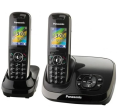KX-TG8521E Color Display Dual intercom plus PTCL Wireless landline Phone with 04 New Rechargeable Cells. 