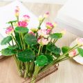 Simulation Flower No Withering Lotus Faux Silk Artificial Flowers. 