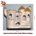 Aquarium Decoration Item Castle with inside air bubble stone. 