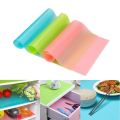 4PCS/Pack PVC Shelf Liners Pad Table Mat Placemat Refrigerator Liners Mat Fridge Mats Drawer. 