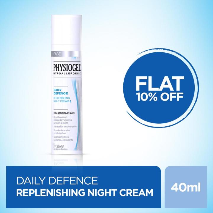 Physiogel Replenishing Daily Defence Night Face Cream 40ml