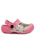 Disney Princess - Clog - 9410 - Pink For Girl Summer Crocs Clog Slippers Sandals & Chappal For Your Kids - Non Slip Sandals Easy to Wear. 