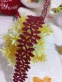 Lace For Clothes/Patto ki bail/Leaves Vine Design Gpo Lace for women/Girl Kurtis and Trousers / 2.5 Gazz/Yard/Medium Size. 