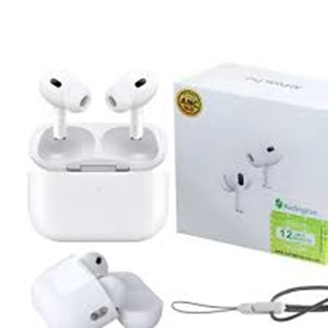 Pro 2nd Generation Wireless Bluetooth Earbuds | Strong Connectivity | Premium Sound | Charging Case Include / TWS Wireless Earbuds with Lanyard