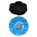 Flex Fabric Headphone Earpad Covers with 100 Pcs Disposable Hygienic Sanitary Earpads Ear Pads - black & blue. 