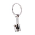 Trendy Car Engine Piston Keyring Chain Keychain Key Fob Silver. 