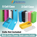 2 ,5 Cell Dual USB DIY Power Bank Module  2 ,5 Cell Solderless Plastic Power Bank Case 2 ,5 Cell 18650 battery holder case holder (Cells Not Included). 