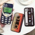Vintage Cassette Tape Retro Style Soft Silicone Case For iPhone SE3 SE2 7 8 X XR XS 11 12 13 Pro Max Mini 5 5S SE 6 6S Plus C. 