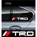 2PCS TRD Car Side Window Stickers For Toyota Corolla CHR Yaris Land Cruiser Fortuner Toyota Corolla Decal Sticker Funny bumper stickers, Toyota, Car sticker design  Accessories Sticker Auto Accessories car Accessories. 