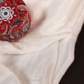 Cotton silk white fabric | 1 yard |CS-03. 