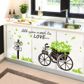 Creative Furniture Refurbishment Sticker Wardrobe Kitchen Cabinet Cabinet Door Waterproof PVC Wall Sticker Decorative Wallpaper Self-Adhesive. 