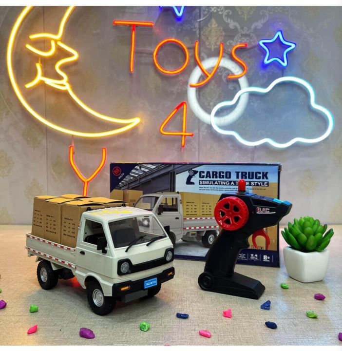 Daraz Ravi True Style RC Urban Truck Cargo Pickup Suzuki Ravi with LED Lights and ...