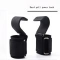 Weight Lifting Hook Grips With Wrist Wraps Hand-Bar Wrist Strap Gym Fitness Hook Weight Strap Pull-Ups Power Lifting Gloves. 