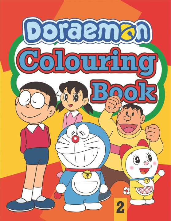 Doraemon cartoon Color Book For Coloring & Painting For Boys & Girls Doremon Coloring Activity