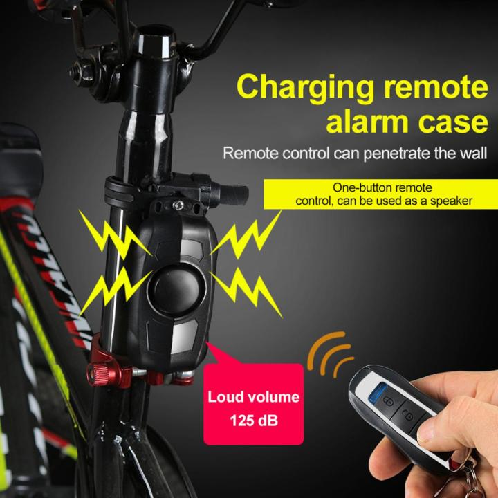 Wireless Bicycle Alar USB Charging Bike Scooter Reote Control Anti-Theft Detector Loud Sound Alar - Scooter Spare Parts And Scooter Alar Price - View #3