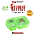 Lunch box for students - student lunch box for school with beautiful printed characters, student lunch tiffin, lunch carrier Random Colour. 